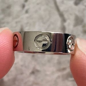 Sold! Cartier Love Ring 18K White Gold